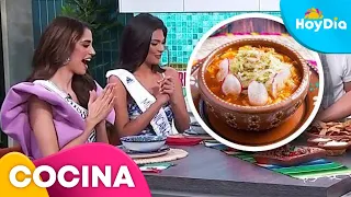 Prepara esta receta de pozole que probaron Miss México y Miss Nicaragua | Hoy Día | Telemundo