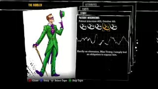 Batman: Arkham Asylum - Patient Interview Tapes - The Riddler