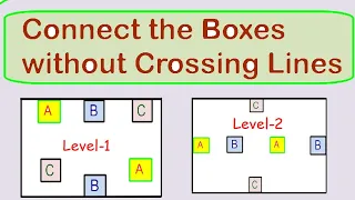 Connect the Boxes Without Crossing line Puzzle