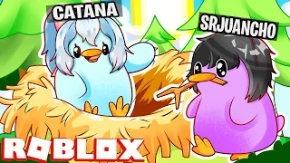 ¡SOMOS PÁJAROS en ROBLOX! 🐥🐣 | SRTACATANA X SRJUANCHO SE CONVIERTEN EN PAJAROS