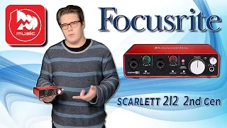 FOCUSRITE SCARLETT 2I2 2nd Gen - обновленная и самая популярная для домашней записи звуковая карта