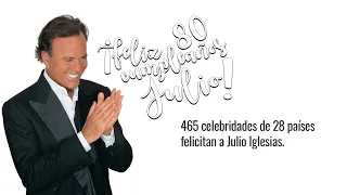 Richy Castellanos reúne a más de 400 celebridades para felicitar a Julio Iglesias por su cumpleaños.