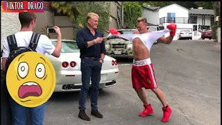 Dolph Lundgren Meet Up Ivan Drago In Los Angeles