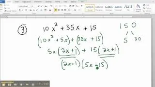 Math IIAB First Semester Final Exam Part III