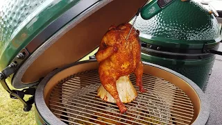 Wine-Butt/Beer-Butt Chicken on the Big Green Egg