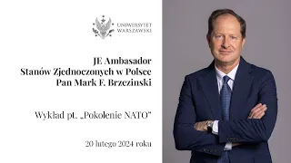 Wykład ambasadora Stanów Zjednoczonych w Polsce Marka F. Brzezinskiego na Uniwersytecie Warszawskim