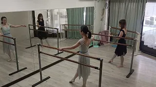 成人芭蕾把上練習
