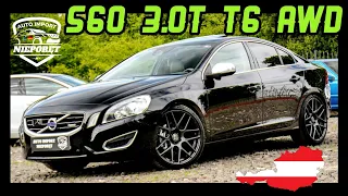 VOLVO S60 T6 AWD ❤️ 3.0 TURBO R6 304KM ✅️ IMPORT Austria ✅️ DVD ✅️ Alufelgi 20-cali ✅️