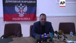 Self proclaimed PM of Donetsk People's Republic dismisses Poroshenko's cease fire offer