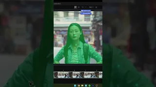 A.I video background Remover #vfx #greenscreen #videoediting