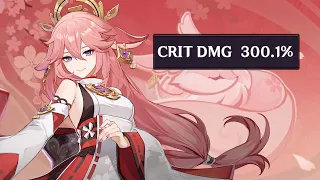 300% Crit Damage Yae Miko