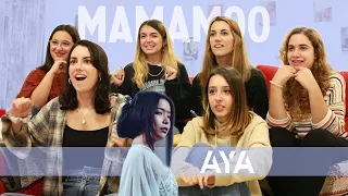 MAMAMOO (마마무) - AYA M/V | Spanish college students REACTION (ENG SUB)