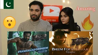 Pakistani reaction to Bheem Intro & Ramaraju Intro RRR Telugu | NTR, Ram Charan | Desi H&D Reacts