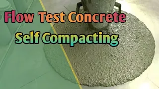 Flow Test Concrete | Self Compacting Concrete