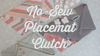No-Sew Placemat Clutch | HG Craft | HelloGiggles