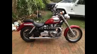 Triumph America exhaust sound