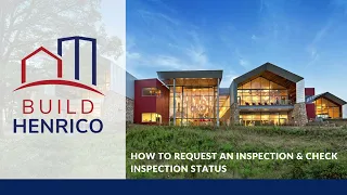 Build Henrico - How to Request an Inspection & Check Inspection Status