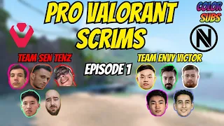 Pro Valorant Scrims EP1 | SEN TenZ, ENVY Victor, TSM Subroza☆[Color Subs]☆