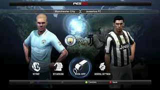 PES 2012 PC Version (MANCHESTER CITY vs JUVENTUS FC)