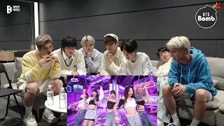 BTS reacting to Le sserafim - Antifragile (inkigayo Performance)