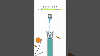 Happy Glass - Level 382. Three Stars Solution. Gameplay Walkthrough