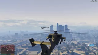 GTA V: FH-1 Hunter Explosive Cannon Demonstration