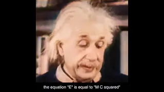 [AI Colorized HD] Rare video of Albert Einstein speaking about E=MC2. AI Upscaled Colorized