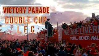 Liverpool FC Victory Parade | on the way to Town | 2022