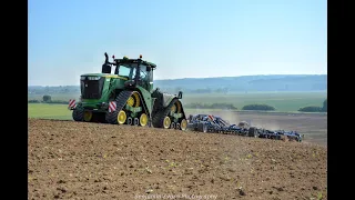 LontovFarm 2020 - John Deere 9620RX + 8400R + 6215R; Horsch; Köckerling ; príprava pôdy a sejba sóje