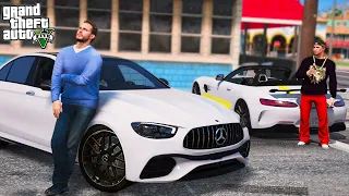 РЕАЛЬНАЯ ЖИЗНЬ В GTA 5 - ВЫИГРАЛ В УЛИЧНОЙ ГОНКЕ НОВЫЙ MERCEDES E63 AMG! 🌊ВОТЕР