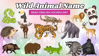 Hunting Animals Name List - Wild Animals Name - Wildlife by Moko Loko Tv - Animals Name for Kids