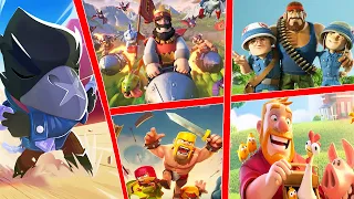 Brawl Stars,Boom Beach,Clash Royale,Clash of Clans,Hay Day