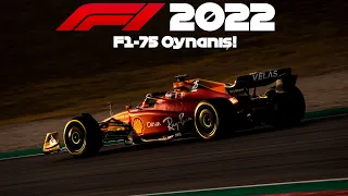 YENİ FERRARİ F1-75'i SÜRÜYORUZ! - Ferrari 2022 F1 Aracının Oynanışı | F1 2022 Türkçe