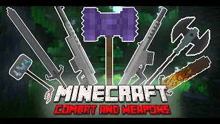 TOP 10 Combat and Weapon Mods for Minecraft!