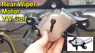 Rear Wiper Motor Removal - Volkswagen Golf Mk5 Hatchback