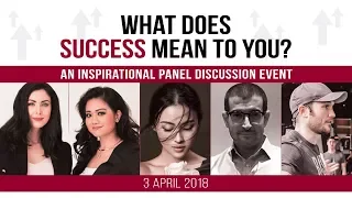 2018 Bromsgrove - "What does Success mean to you?" - panel talk discussion.