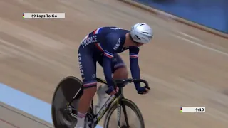 EPREUVE MADISON   Marie Le Net et Victoire Berteau Day5  2018 UCI Junior Track Cycling World Champi