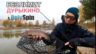 Unlimited DURYKINO. Catching TROUT ON SPINNING. Fishing with #OnlySpin