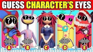 IMPOSSIBLE Guess The EYES | The Amazing Digital Circus 🎪 + Billie Bust Up | Pomni, Jax, Caine