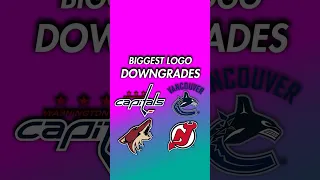 These logo downgrades will make you think why teams change their logo. #Shorts #Sports #Biggest #NHL