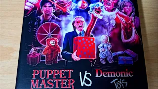 Puppet Master vs Demonic Toys Limited DVD Mediabook Unboxing Review #movie #unboxing #movies #review