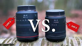 Wetterschutz für 1000,00 € | Review Canon RF 24-105 f4 L vs. f4 - f7.1