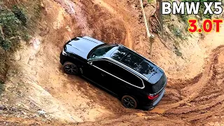 3.0T BMW X5 off-road challenge, driven by the president! #bmw #bmwx5 #offroad