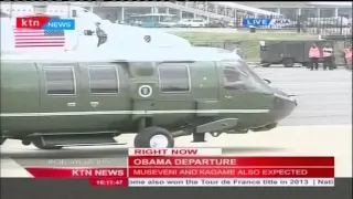 President Barack Obama arrives at JKIA ready for take off