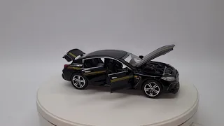 Miniatura Bmw M8 Mh8 800 Preto Liga Som e Luz Escala 1:32 Loja Evolution