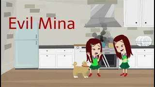 Evil Mina come from the picture -  Mina English - English Comedy Animated.