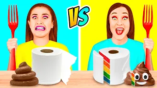 Cake Vs Real Food Challenge | Eating Only Cakes Look Like Everyday Objects by PaRaRa Challenge