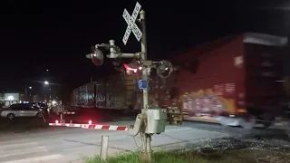 may 14th @10: 35pm CSX 7575 leading the way from  Canada to Pensacola Florida like and subscribe