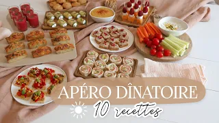 APERO DINATOIRE pour l'été - 10 recettes simples et délicieuses