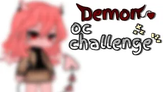 Demon/devil oc challenge! // Gacha club✨